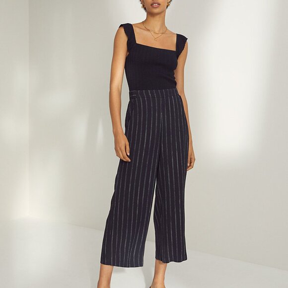 Wilfred Wide-Leg Pants w/ Tie (Faun Pant) - Picture 1 of 6